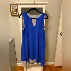 BAR III Blue and Gray Dress *Like New*